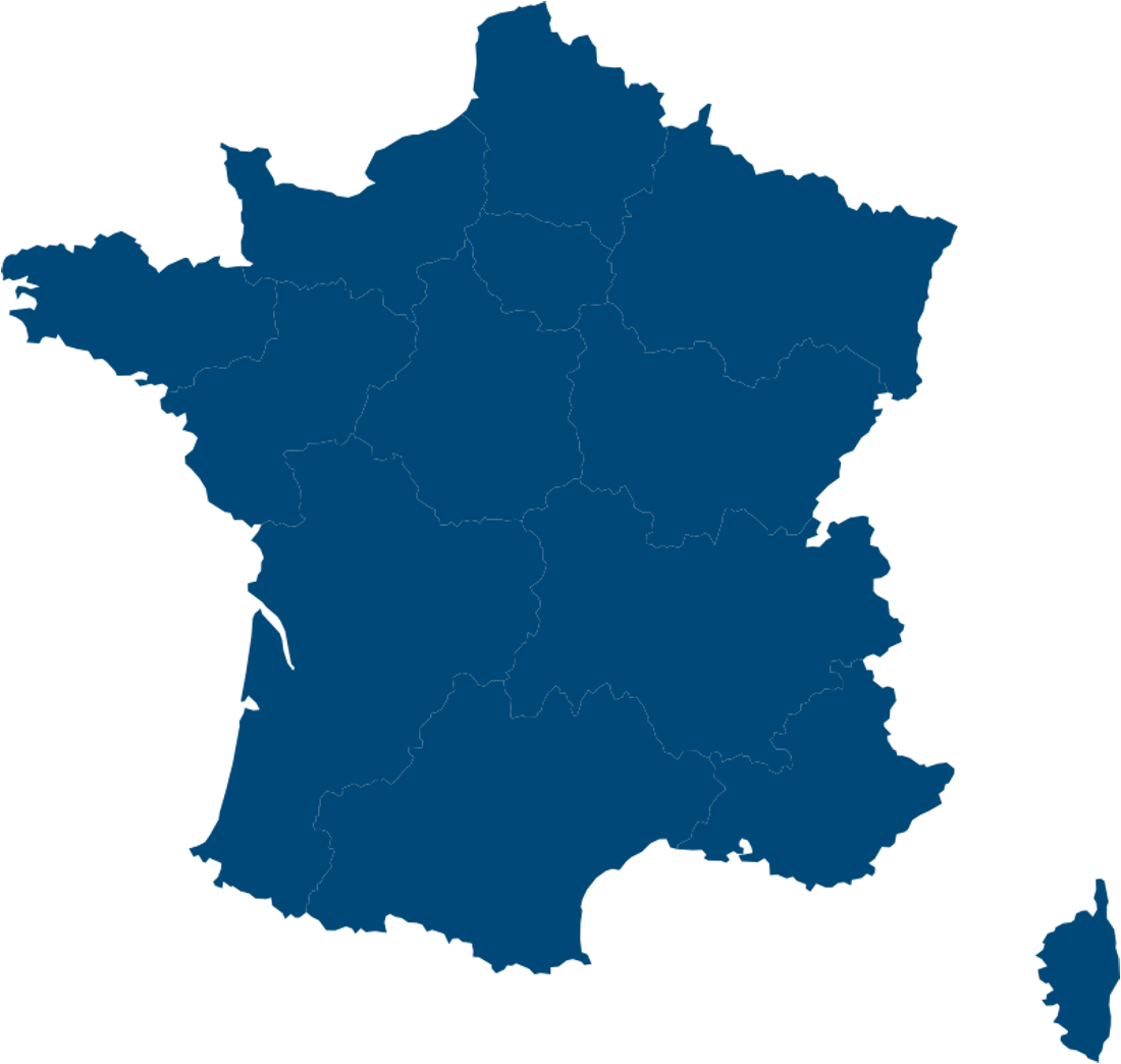 Ceva - Carte des implantations France